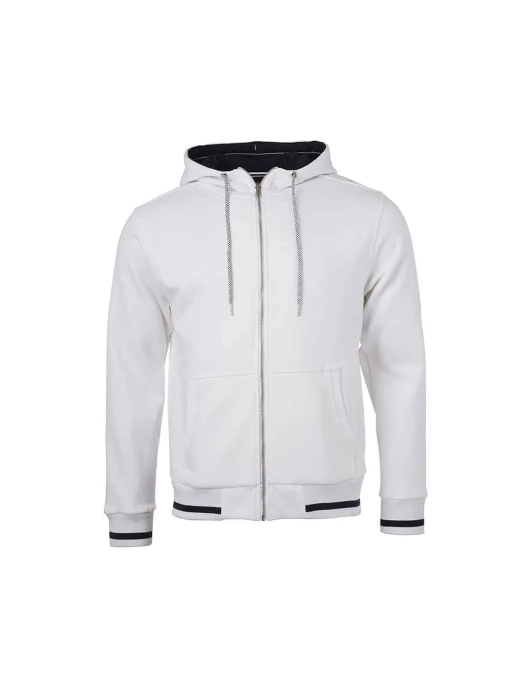 Sweatshirt Doublé Zippé à Capuche Coton Premium Homme James & Nicholson