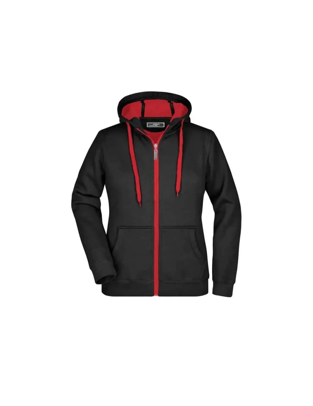 Sweatshirt Femme Doublé Polaire à Capuche 385g/m² James & Nicholson