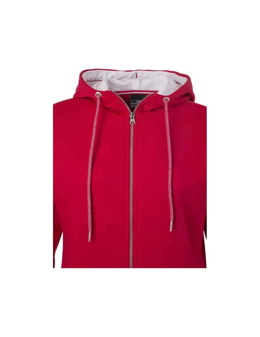 Sweatshirt Femme Doublé Zippé à Capuche Coton Premium James & Nicholson