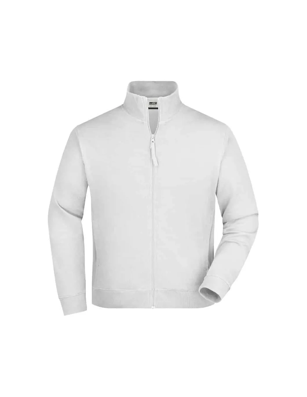 Sweatshirt Homme Zippé 100% Coton James & Nicholson