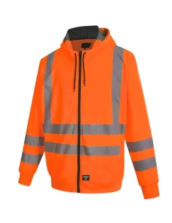 Sweatshirt HV à Capuche Zip FL03 Pesso