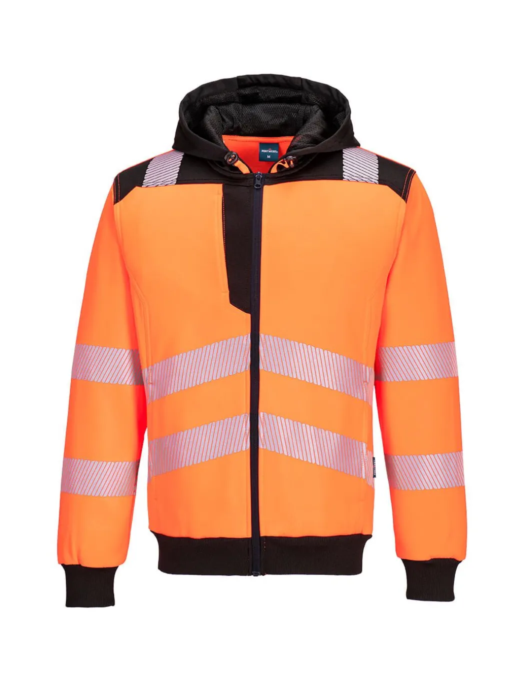 Sweatshirt Zippé à Capuche Haute Visibilité EN20471 Classe 3 PW327 Portwest