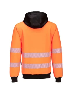 Sweatshirt Zippé à Capuche Haute Visibilité EN20471 Classe 3 PW327 Portwest