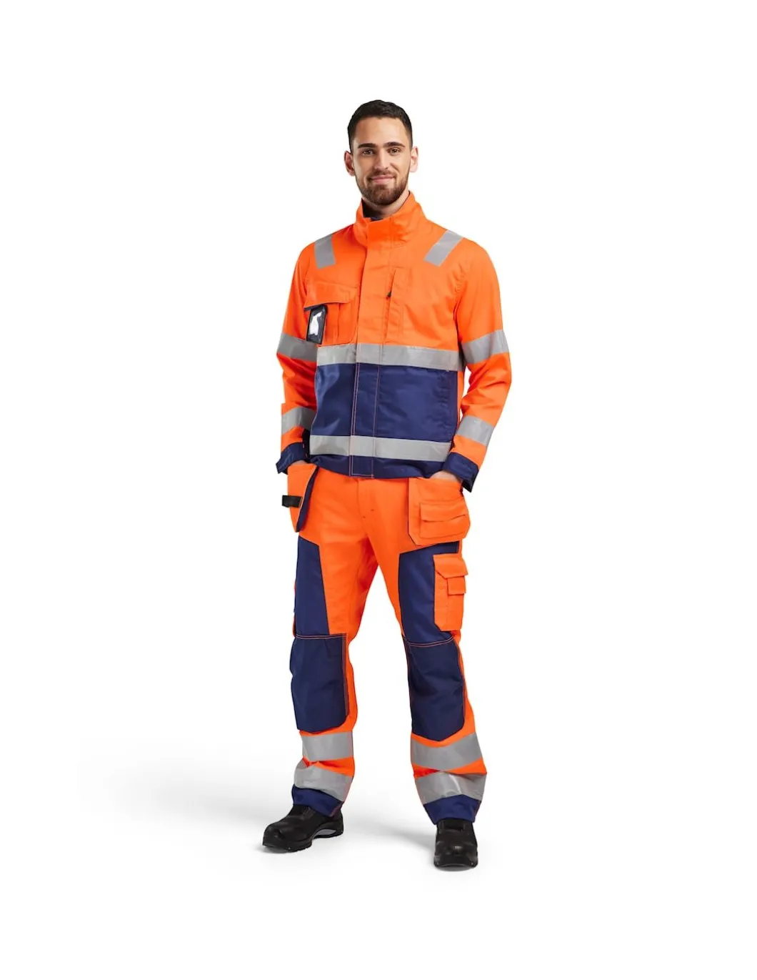 Veste De Travail 4064 Blaklader Hydrofuge Certifiée EN20471 Classe 3