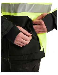Veste Hardshell Blaklader Strech 4496 Haute Visibilité Haute Imperméabilité 10.000 Mm