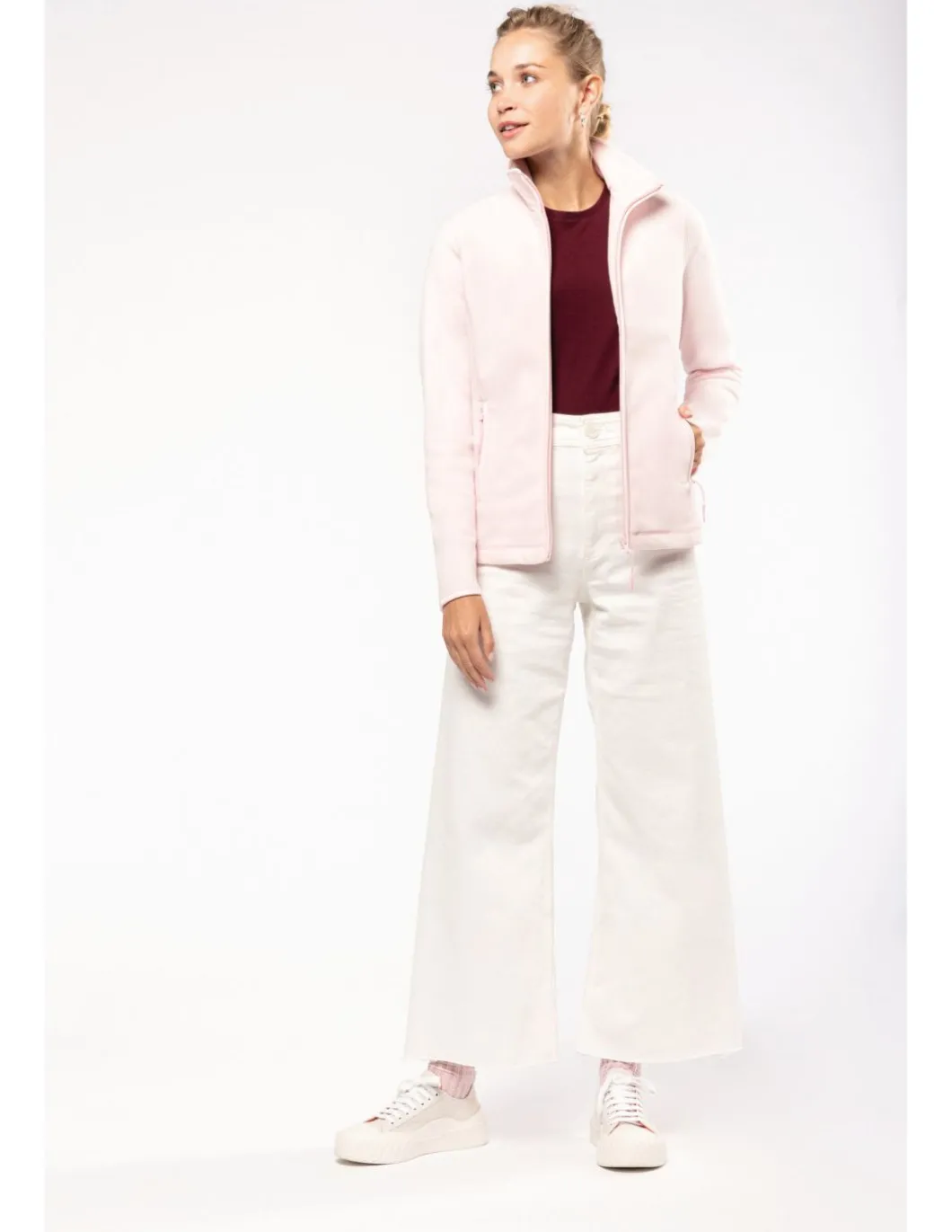 Veste Micropolaire Chaude Pour Femme