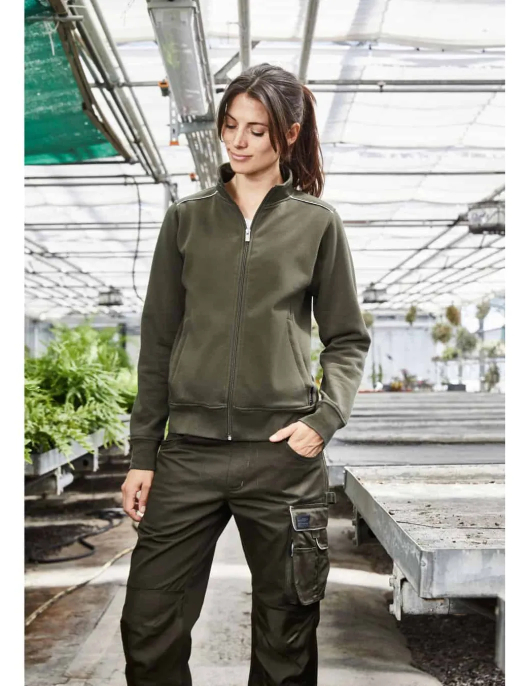 Veste Molletonnée Coton Femme James & Nicholson