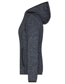 Veste Polaire En Tricot à Capuche Femme James & Nicholson