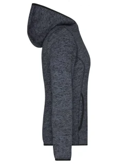 Veste Polaire En Tricot à Capuche Femme James & Nicholson