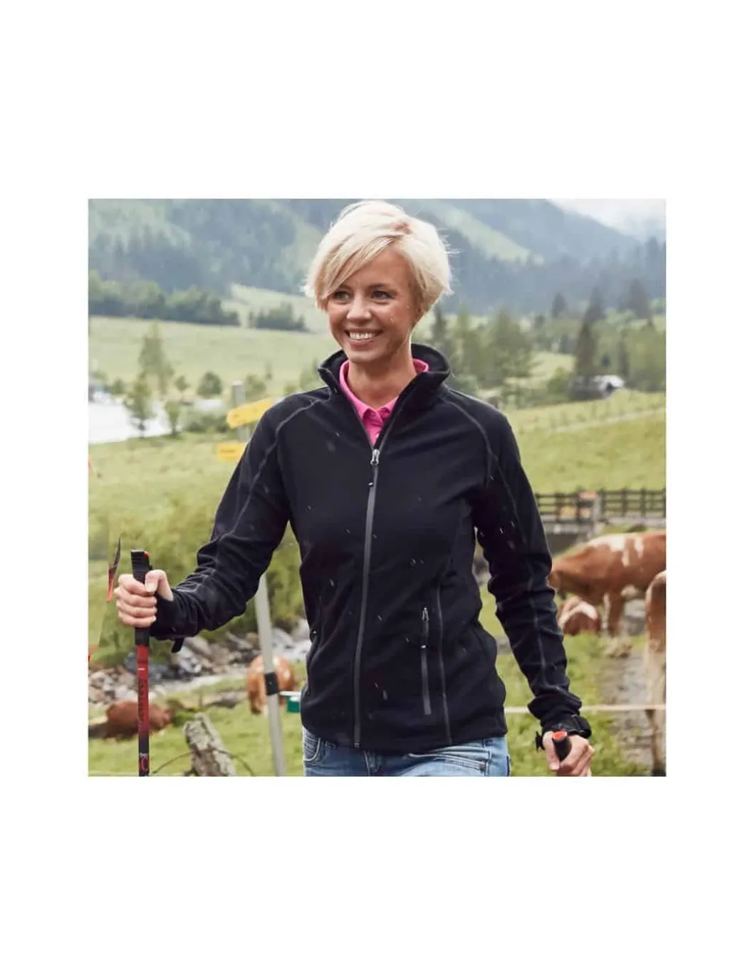 Veste Randonnée En Micro Polaire Femme James & Nicholson