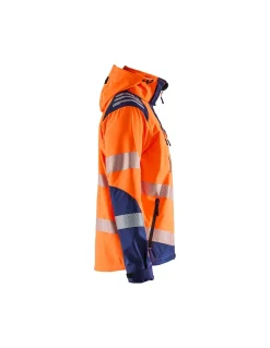Veste Softshell Blaklader 4491 Haute Visibilité Résitance à La Pluie 10.000 Mm